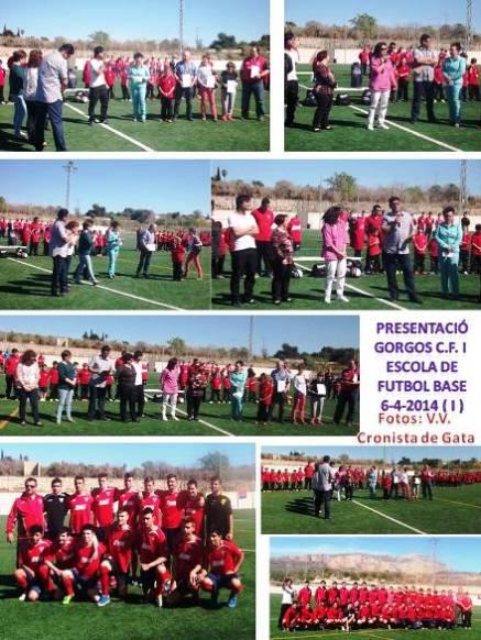 HUI S'HA FET LA PRESENTACIÓ DEL GORGOS C.F. I L'ESCOLA BASE DEL FUTBOL GATER ( I )