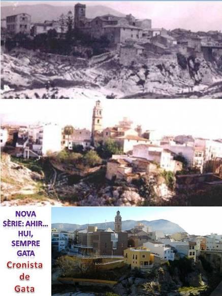 NOVA SÈRIE AL BLOG: AHIRHUI, SEMPRE GATA: darrere de l'ajuntament i l'església ( 1 )