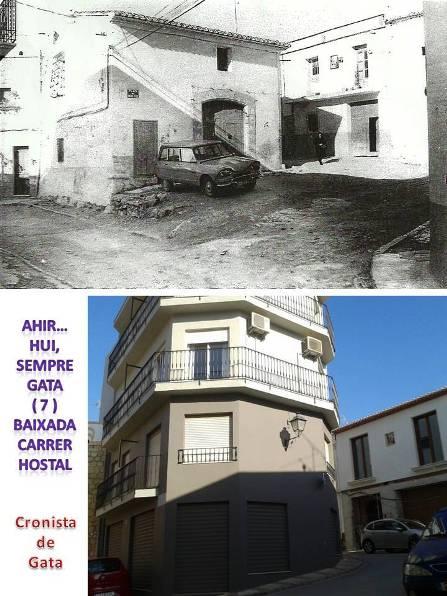 AHIRHUI, SEMPRE GATA ( 7 ): baixada del carrer Hostal: de cup a finca