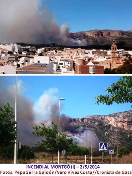 EL NOSTRE MONTGÓ ES CREMA ( II ): els diaris conten l'incendi