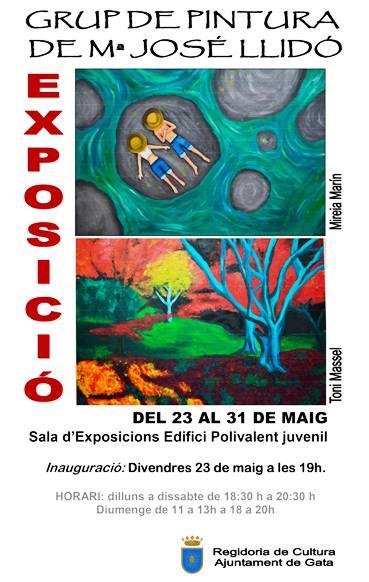 DIVENDRES, INAUGURACIÓ DE LA MOSTRA DEL GRUP DE PINTURA DE MARÍA JOSÉ LLIDÓ