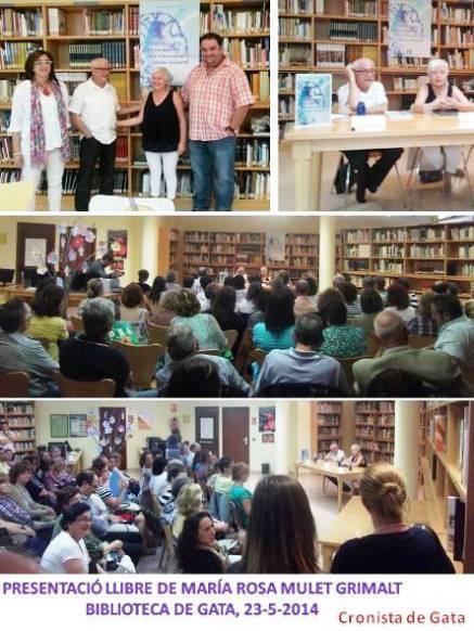 LA MESTRA I PEDAGOGA MARÍA ROSA MULET GRIMALT PRESENTA EL SEU LLIBRE A LA BIBLIOTECA DEL SEU POBLE