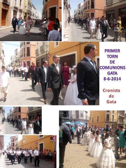 PRIMER TORN DE LES PRIMERES COMUNIONS A GATA: 23 INFANTS PRENEN EL SACRAMENT