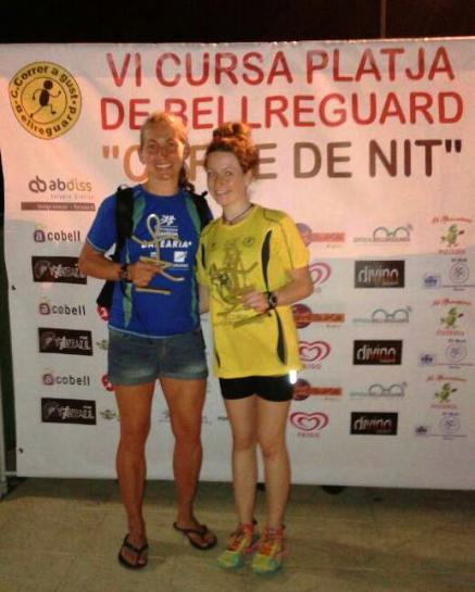 CHRISTINA MALLETT I MOLLY WOODS, PRIMERES EN LA SEUA CATEGORIA, A LA NOCTURNA DE BELLREGUARD