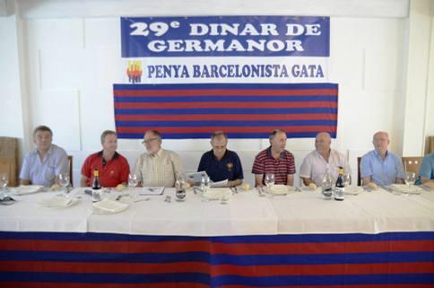LA PENYA BARCELONISTA DE GATA CELEBRA EL 29é DINAR DE GERMANOR