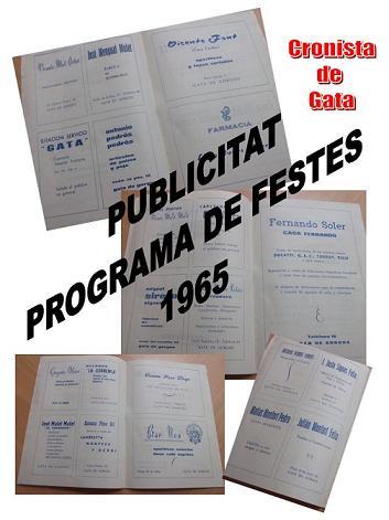 AQUELLS PROGRAMESAQUELLES FESTES!! -6- (la publicitat de lany 1965, segona i última part)