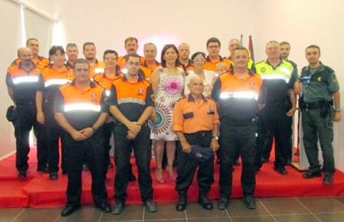 ACTE INSTITUCIONAL, AL COMPLIR-SE EL X ANIVERSARI DE L'AGRUPACIÓ LOCAL DE PROTECCIÓ CIVIL DE GATA