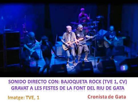 SABIEU? que ahir es va emetre el programa de TVE1 del grup BAJOQUETA ROCK gravat a la Font del Riu