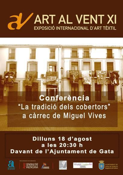 DILLUNS 18, EL CRONISTA DE GATA FARÀ UNA XERRADA SOBRE LA TRADICIÓ DELS COBERTORS