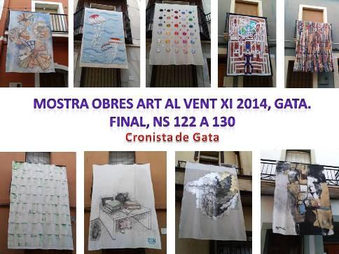 TOTES LES OBRES DE ART AL VENT XI 2014, GATA ( XVI -FINAL-): de la 122 a la 130