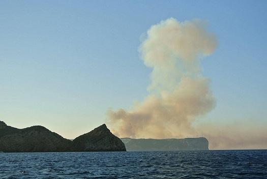 ELS GATERS, PREOCUPATS I INTERESSATS PER L'INCENDI DEL MONTGÓ