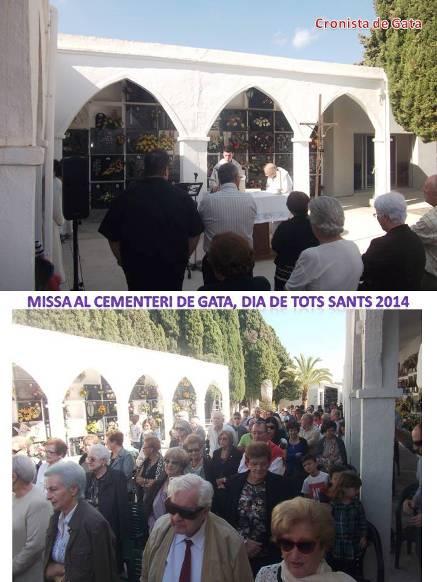 AQUEST MATÍ DE TOTS SANTS, MISSA AL CEMENTERI PER TOTS ELS DIFUNTS DEL POBLE DE GATA