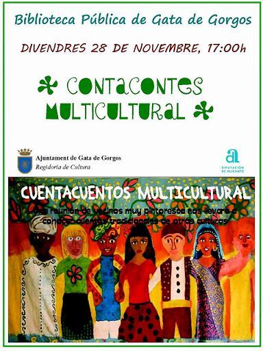 EL DIVENDRES 28, CONTES MULTICULTURALS A LA BIBLIOTECA DE GATA