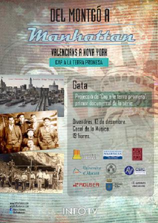 DIVENDRES 12, A LES 19 HORES, PROJECCIÓ DEL DOCUMENTAL: CAP A LA TERRA PROMESA (els que s'en van anar a fer les Amèriques)
