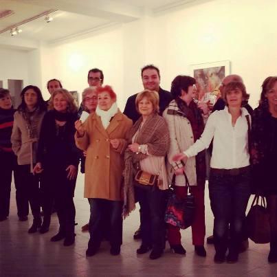 INAUGURADA L'EXPOSICIÓ A L'INICI DELS ALUMNES DE L'ESCOLA ANTONI VIVES A GATA