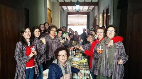 IMATGES DE FESTA: Antonio Monfort, amfitrió del grup de dances La Llata