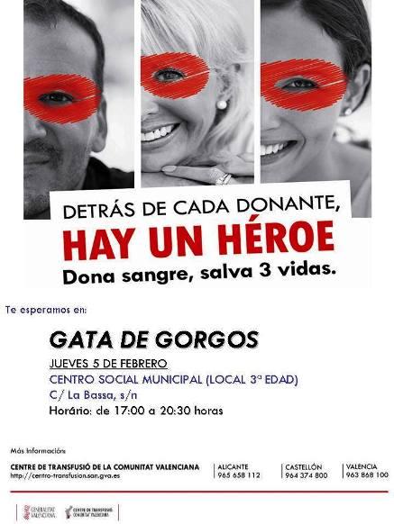 DIJOUS 5 DE FEBRER, NOVA DONACIÓ DE SANG
