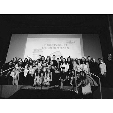 IMATGES DE FESTA: Tots els de 4rt d'ESO de Gata i el Festival