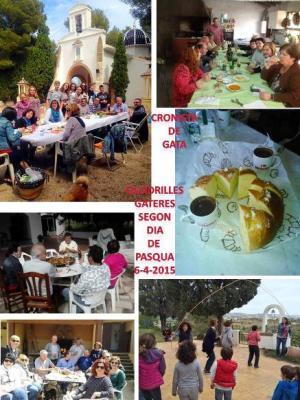 HEU JUGAT A LA CORDA? HEU ANAT DE BERENAR? HEU MENJAT MONES: Segon dia de Pasqua a Gata