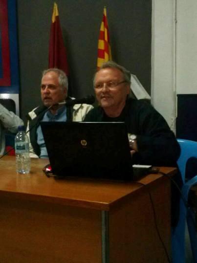 LLUIS EL SIFONER PRESENTA EL SEU ÚLTIM DISC A LA PENYA BARCELONISTA DE GATA