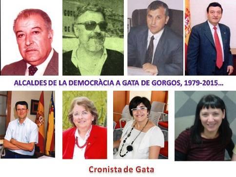 HISTÒRIA ELECTORAL MUNICIPAL DE GATA, 1979-2015, 36 anys de democràcia ( I )