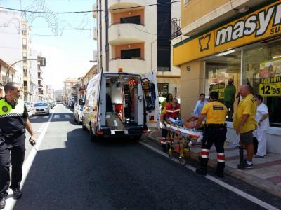 UNA PERSONA S'ACCIDENTA AL CENTRE URBÀ DE GATA (informa la Policia Local)