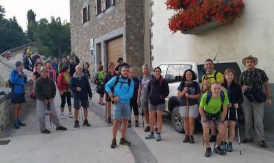 ELS PELEGRINS GATERS DEL CAMÍ COMENCEN LA QUARTA ETAPA A PUENTE LA REINA