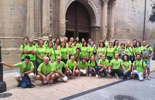 L'EXPEDICIÓ DE LA PARRÒQUIA ACABA EL RECORREGUT DEL CAMÍ DE SANT JAUME (Roncesvalles-Logroño)