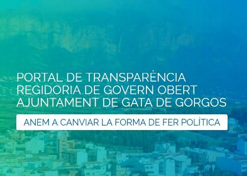 L'AJUNTAMENT DE GATA POSA EN MARXA EL NOU PORTAL DE TRANSPARÈNCIA MUNICIPAL