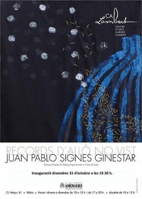 JUAN PABLO SIGNES EXPOSA A CA LAMBERT (XÀBIA)