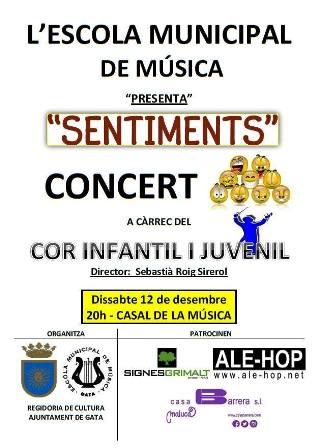 DEMÀ DIA 12: PRESENTACIÓ DELS CORS INFANTIL I JUVENIL DE L'ESCOLA MUNICIPAL DE MÚSICA DE GATA