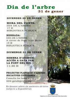 GATA CELEBRA EL DIA DE LARBRE EL 31 DE GENER, diumenge