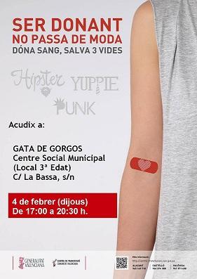 AGENDA DEL DIA, GATA: Hui, visita del conseller Marzà; tradicional Darrer Dijous i donació de sang