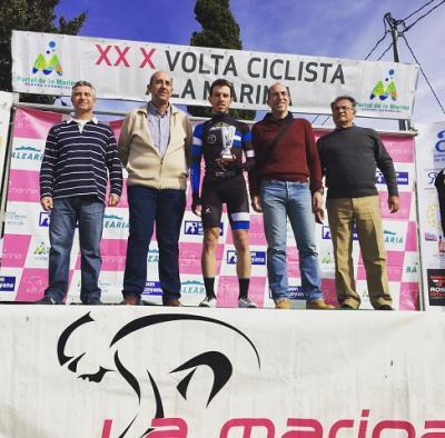 EL CICLISTA GATER SERGIO TORRES JORRO ÉS 8é A LA GENERAL DE LA VOLTA A LA MARINA; VA SER EL SEGON CLASSIFICAT DE LA SEUA CATEGORIA