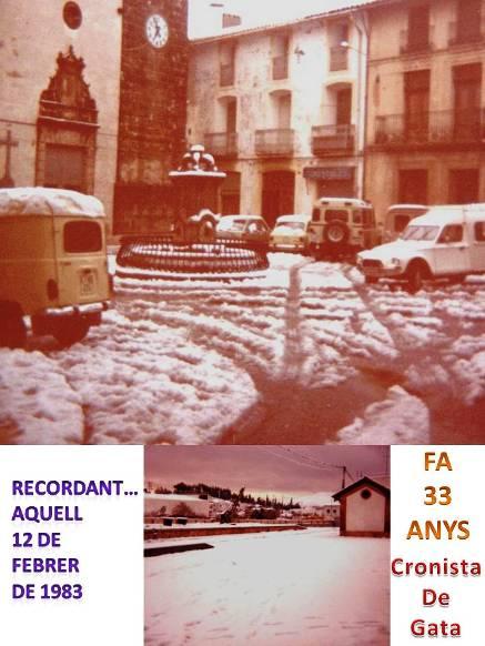 RECORDANTLA GRAN NEVADA, FA HUI 33 ANYS (12 de febrer de 1983)