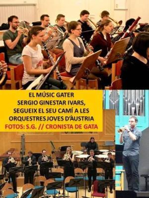 LA TROMPETA DEL MÚSIC GATER SERGIO GINESTAR IVARS SEGUEIX SONANT AMB FORÇA I CODEJANT-SE AMB ELS MILLORS JOVES D'ÀUSTRIA