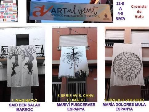 RECORREGUT PER ART AL VENT 2016, GATA: Obres de Ben Salah, Puigcerver i Mula (7-9)