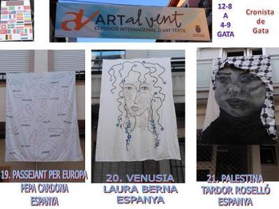 RECORREGUT PER LA MOSTRA ART AL VENT 2016. Mirades urbanes. 19-21: obres de Cardona, Berna i Roselló