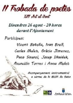 CAP DE SETMANA A GATA: Poesies, futbol, FIGA 2016i seguim amb ART AL VENT