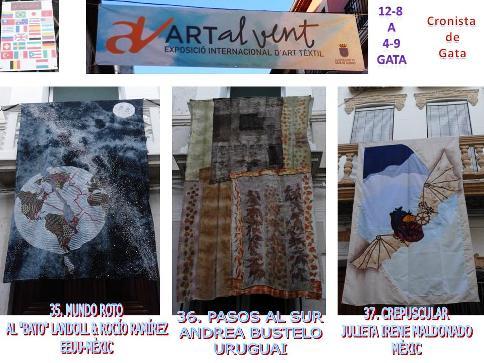 RECORREGUT PER ART AL VENT 2016, GATA: Obres de Landoll-Ramírez, Bustelo i Maldonado (35 a 37)