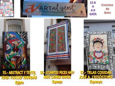 RECORREGUT PER ART AL VENT, GATA 2016: Obres de Youssef, Ramón i Crisóstomo (55 a 57)