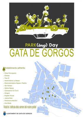 GATA: HUI DIVENDRES 16 ÉS EL DIA SENSE COTXES, DE ZONA VERDA I PER ALS COMERÇOS (PARK(ING)DAY)