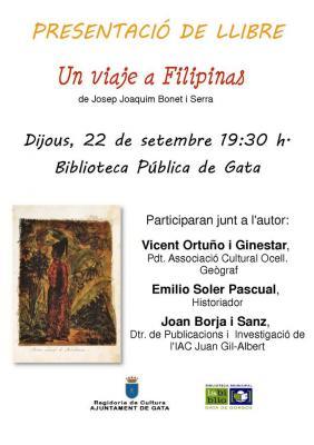 BIBLIOTECA GATA: HUI DIJOUS 22 ES PRESENTA DEL LLIBRE