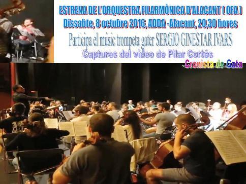 EL MÚSIC TROMPETA GATER SERGIO GINESTAR IVARS, MEMBRE DE LA ORQUESTRA FILARMÒNICA DALACANT, QUE SESTRENA DEMÀ DISSABTE A LAUDITORI DE LA CAPITAL