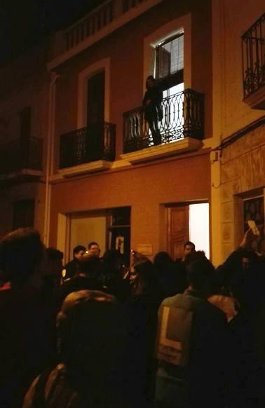 LA UNIÓ MUSICAL DE GATA CANTA L'AURORA A LA COSTERA DEL GRUP ESCOLAR I AL CARRER CONSTITUCIÓ