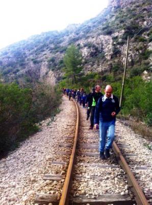LA PREMSA PARLADE LEXCURSIÓ BENISSA-GATA PER LA VIA DEL TREN