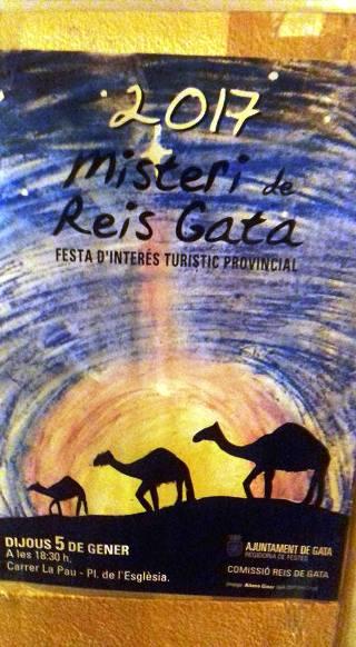 CONEIXEU EL CARTELL DEL MISTERI DE REIS 2017 DE GATA?