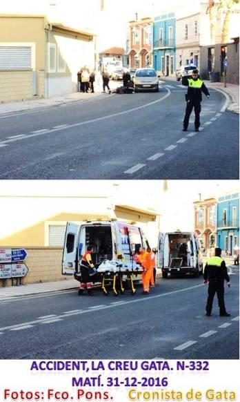 UN ALTRE ENSURT A LA CARRETERA, TRAVESSA DE LA N-332 A GATA: atropell a la Creu d'una dona