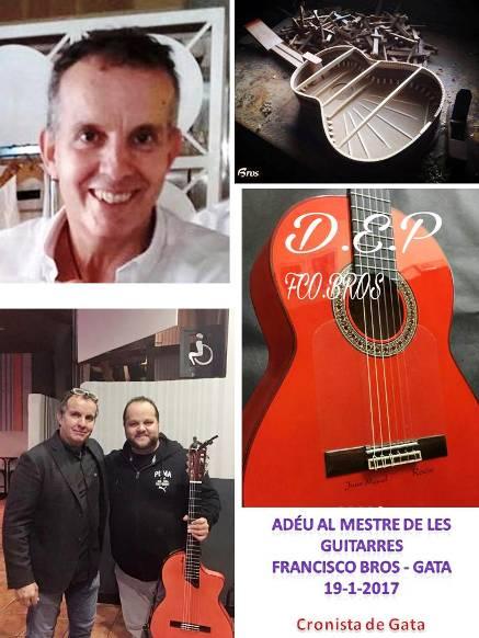 HA MORT EL GRAN CONSTRUCTOR DE GUITARRES FRANCISCO BROSETA (D.E.P.)