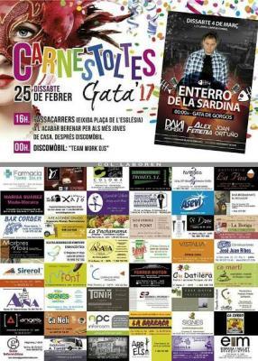 ARRIBEN LES FESTES DELS DARRERS DIES (CARNESTOLTES) A GATA. DIMARTS 28 ÉS FESTA LOCAL